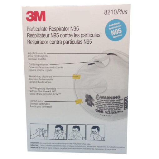 3M Particulate Respirator 8210Plus N95-4