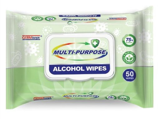GERMisept Antimicrobial Alcohol Wipes-1